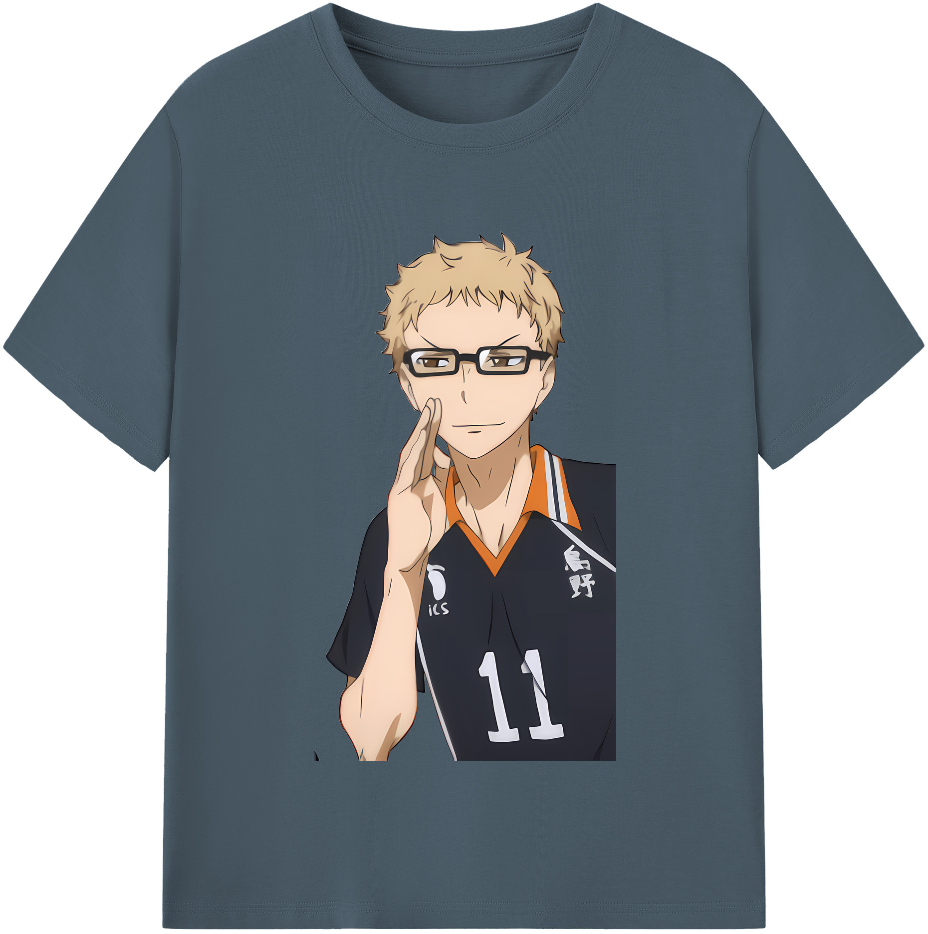 （画像用） ハイキュー!! Haikyu!! 綿100％半袖Tシャツ（フロントプリント）